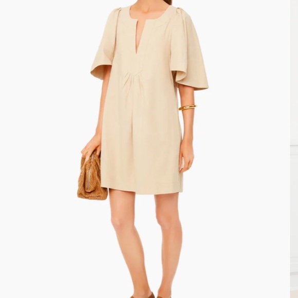 Khaki Finley Flutter Sleeve Dress
POMANDER PLACE - Picture 1 of 10